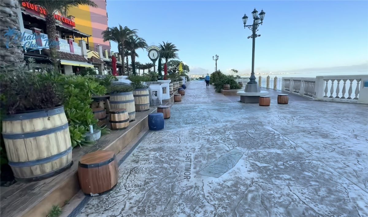 Depot Island 的海濱步道